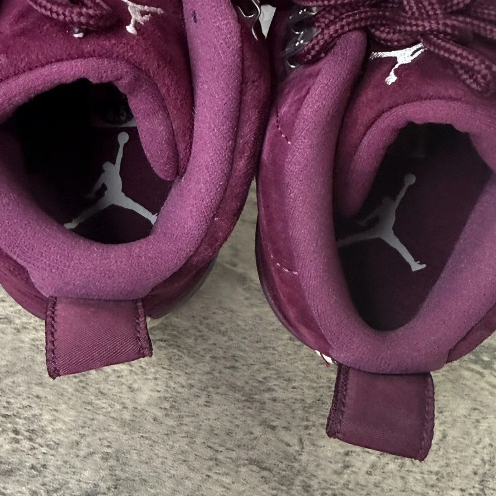 Air Jordan Retro 12 Bordeaux/Metallic Silver Men 8.5 130690-617 Sneakers